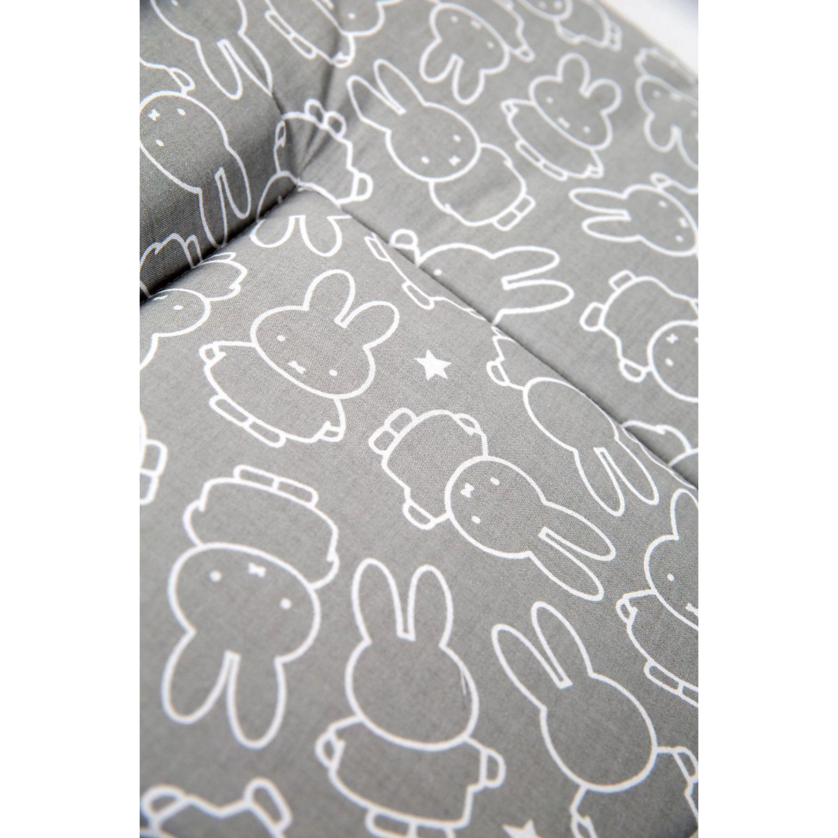 Wickelauflage soft Miffy grau