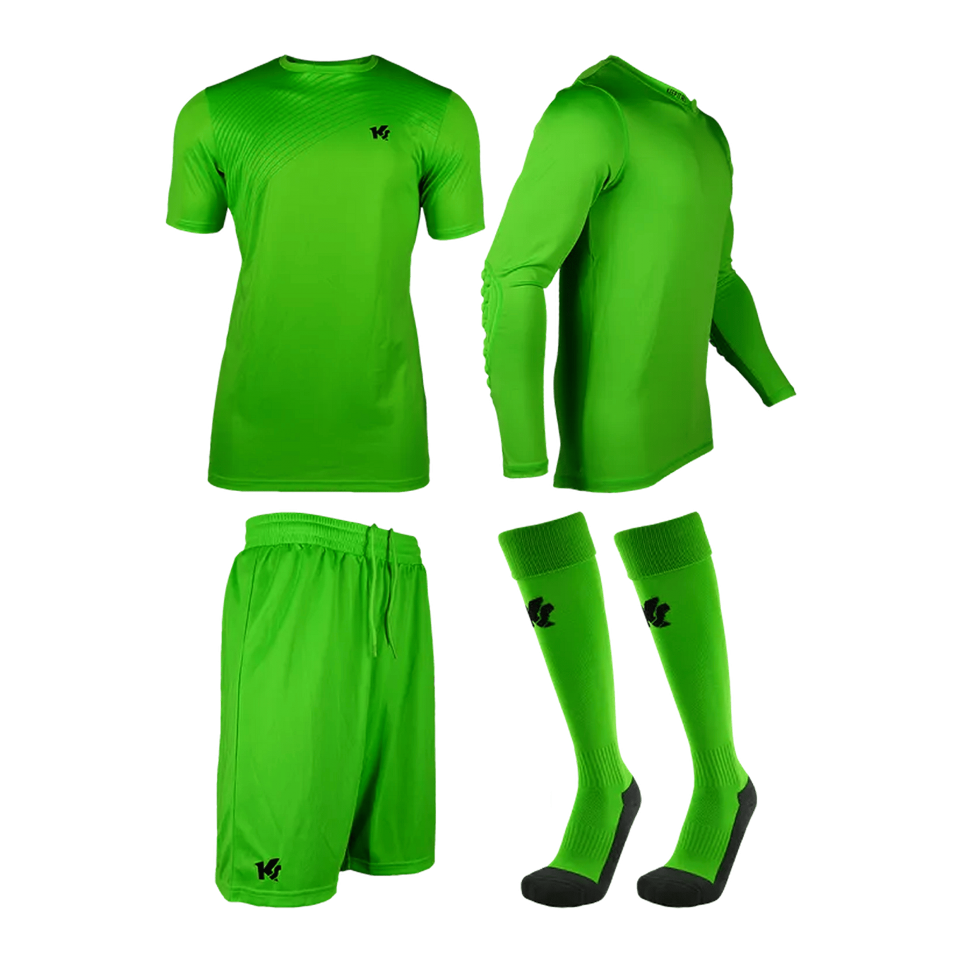 KEEPERsport Torwart Trikot Set Grün F558