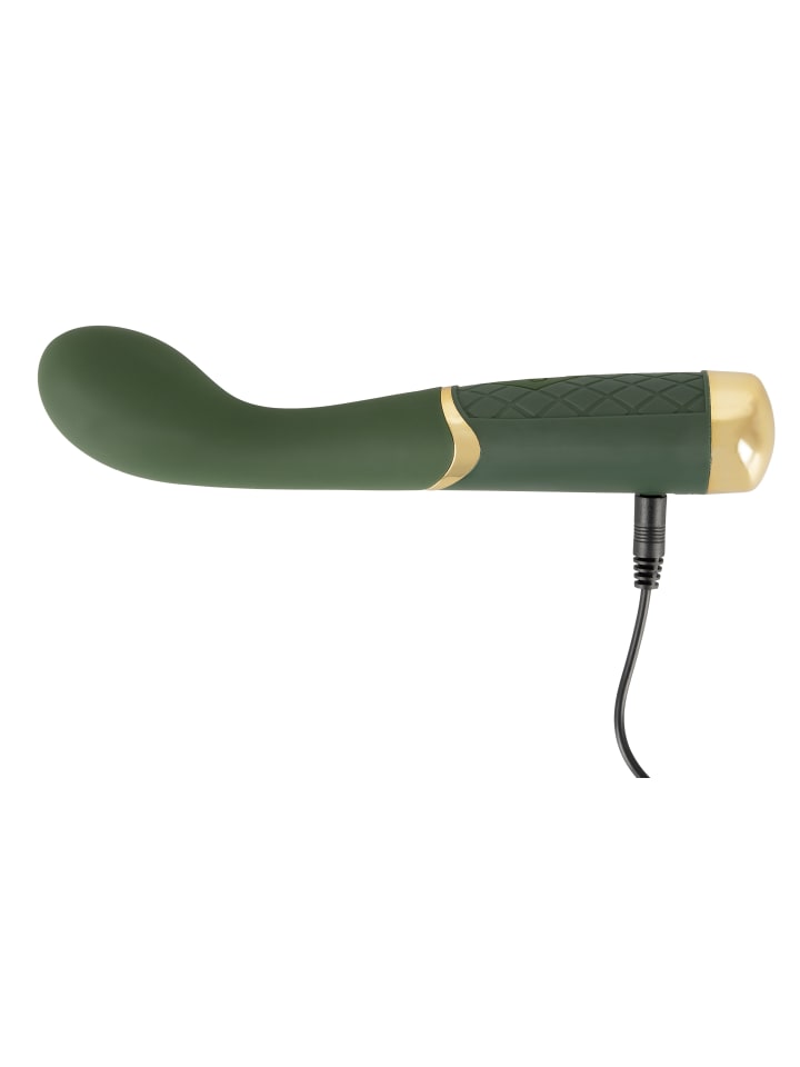 Emerald Love G-Punkt Vibrator Luxurious G-Spot Massager in grün günstig kaufen 19,5 cm