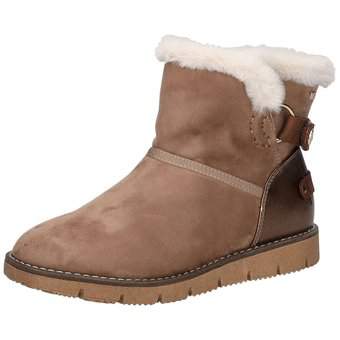 Tom Tailor Winter Boots in beige