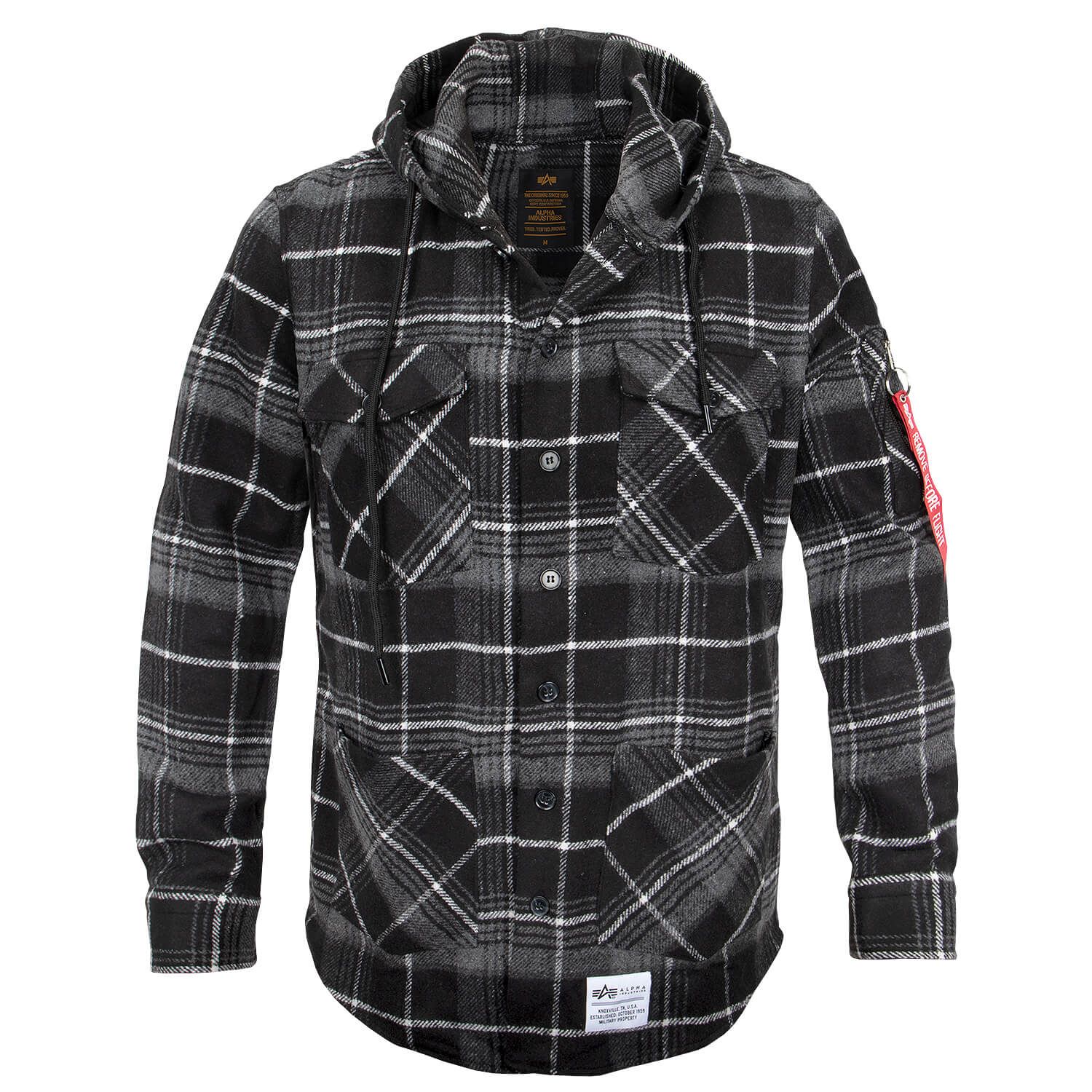 Flanell Hoody Shirt