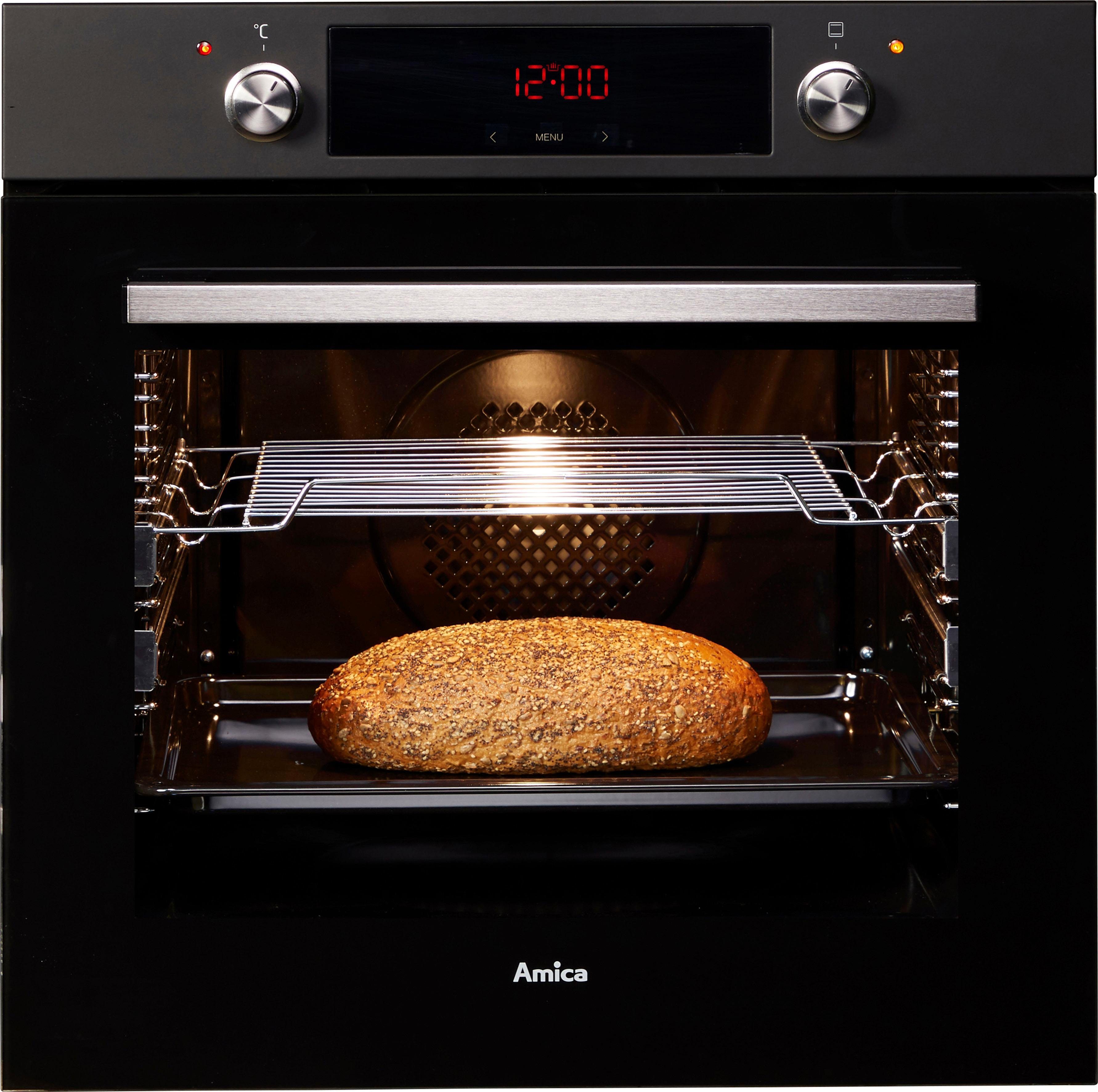 Amica Einbaubackofen EBX 944 610 SM, mit 2-fach-Teleskopauszug, Simple Steam, Simple Steam