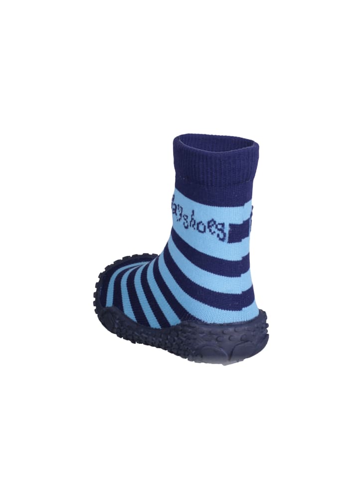 Playshoes Aqua-Socke Streifen in Marine/Hellblau günstig kaufen