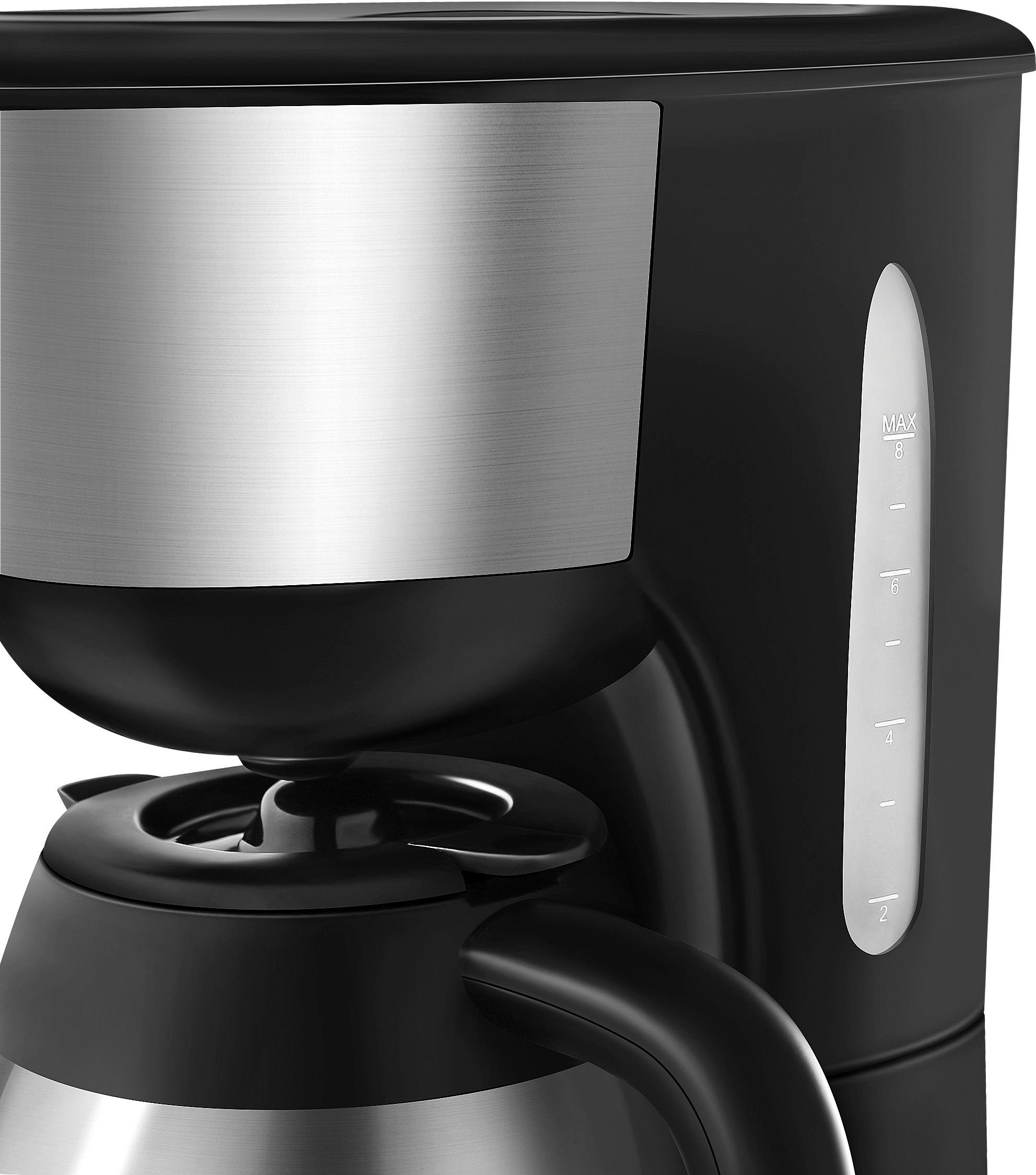 Hanseatic Filterkaffeemaschine 88362126, 1l Kaffeekanne, Papierfilter 1x4