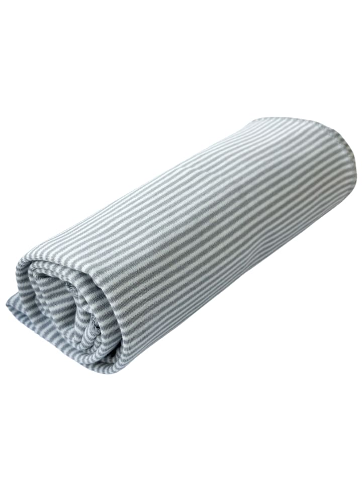 Hoppediz Babydecke Pucktuch in grau-weiß günstig kaufen 90 x 90 cm