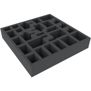 Feldherr 55 mm Schaumstoffeinlage mit 25 Fächern für Dark Souls das Brettspiel - Charaktere