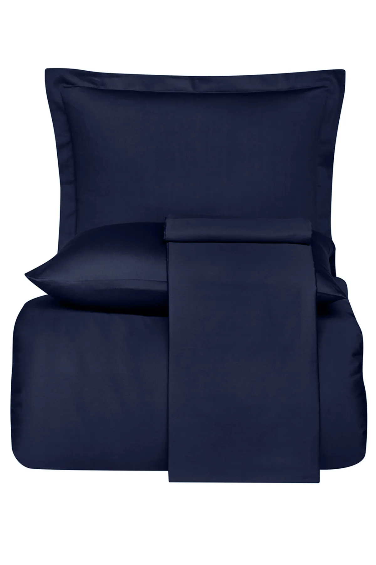 Karna Home  Klassisches Doppel-Bettbezug-Set aus Baumwollsatin