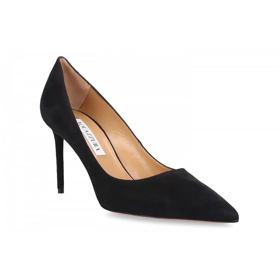 Aquazzura - Pumps PURIST 85 Veloursleder - schwarz