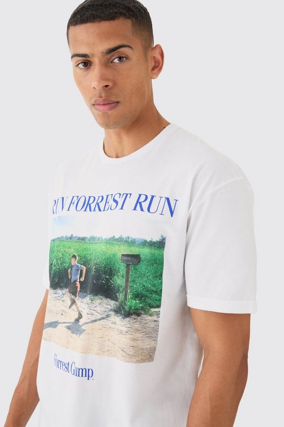 Oversize T-Shirt mit lizenziertem Forest Gump Print