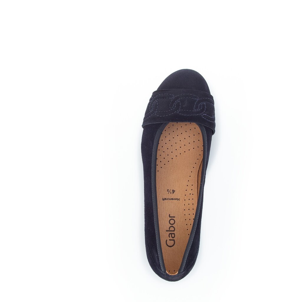 Gabor fashion Sportliche Ballerina blau