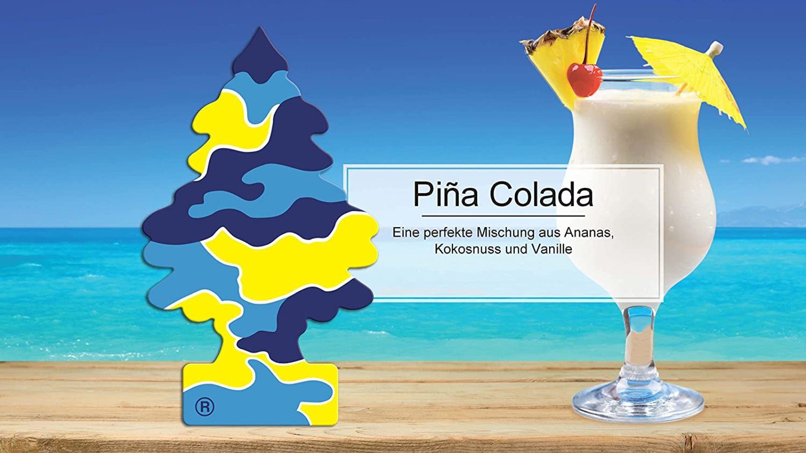 Wunder-Baum Luftreiniger 3er Duftbäumchen Pina Colada Wunderbaum 3 Set Lufterfrischer