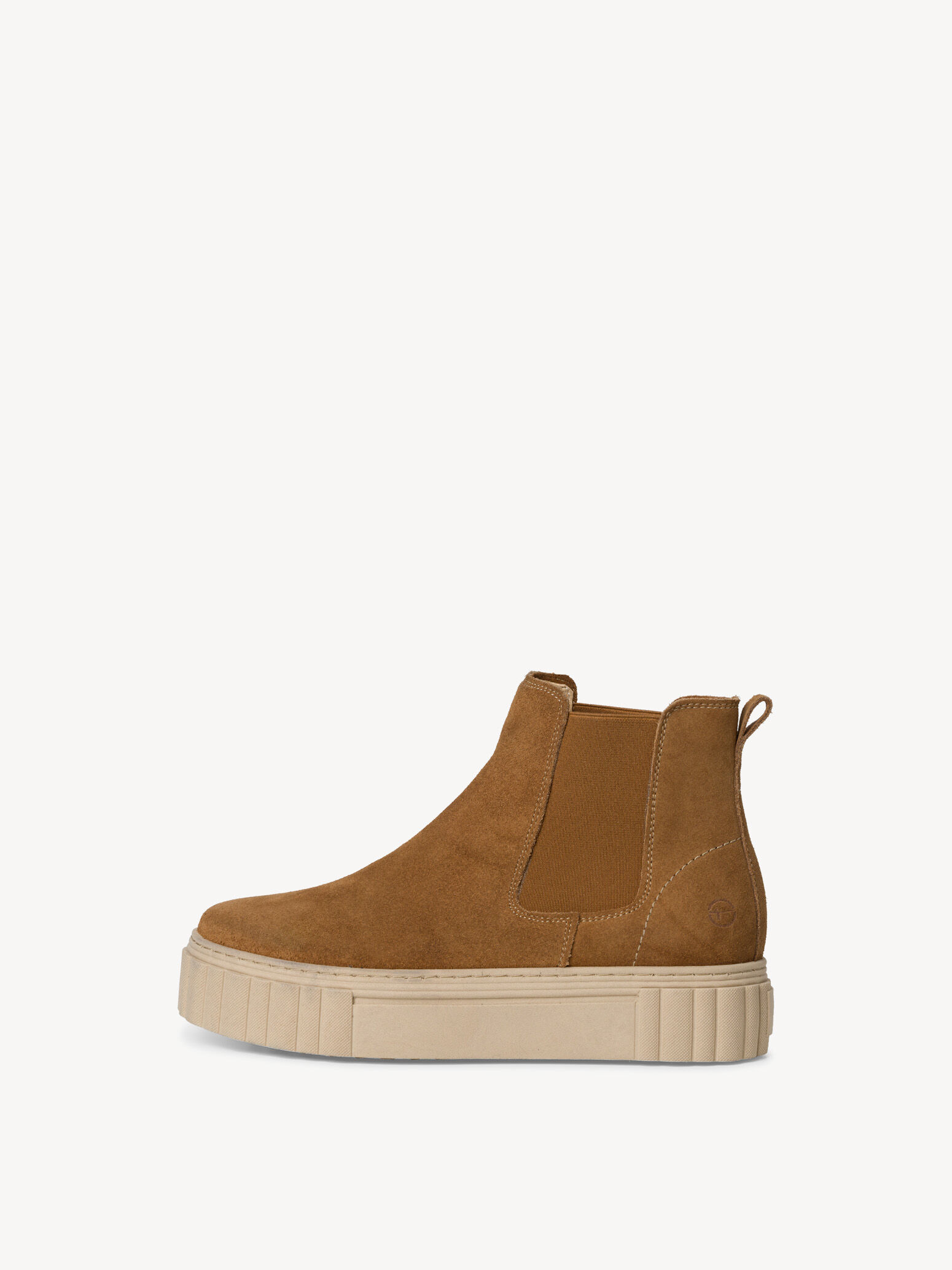 Bottine Chelsea en cuir - marron