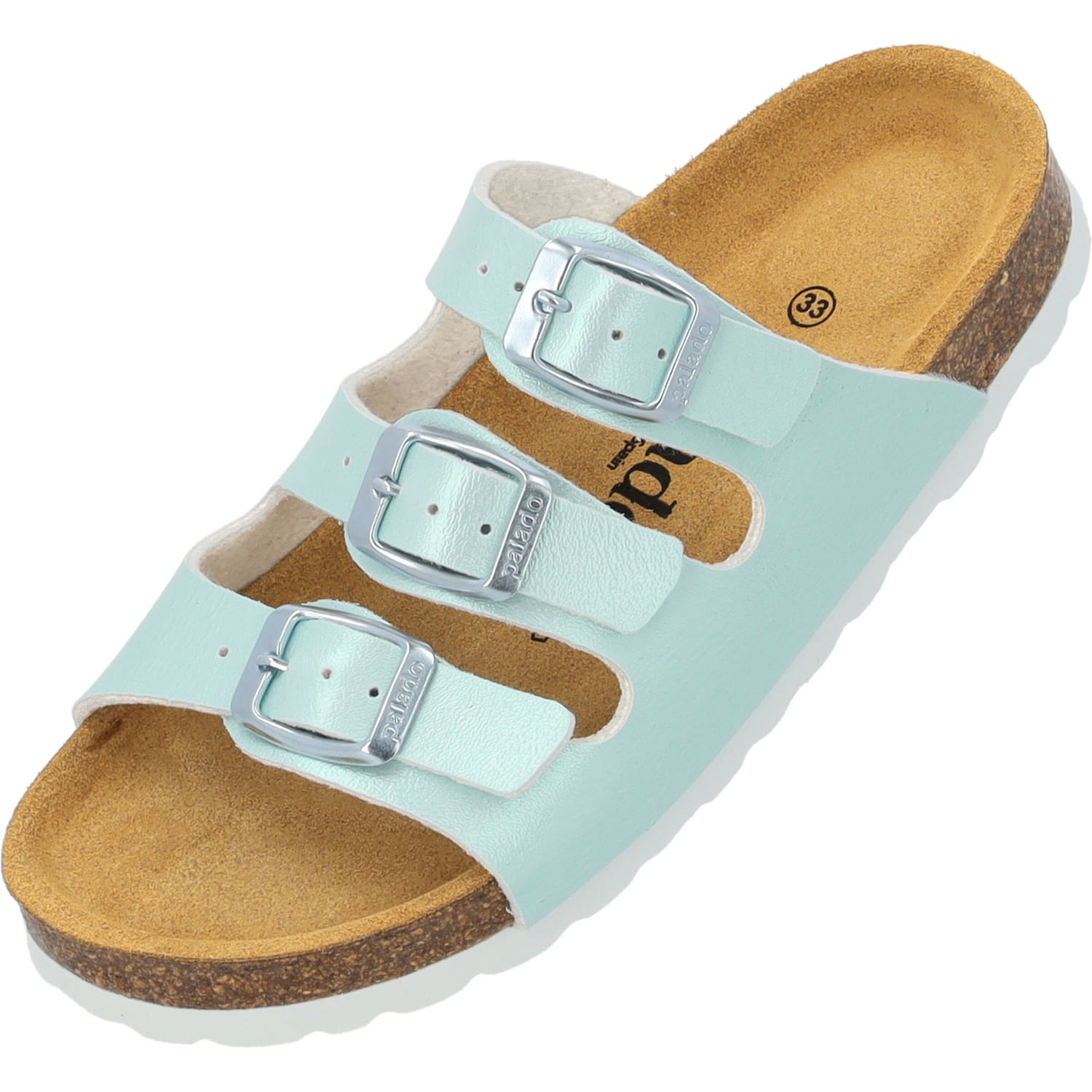 Palado Kids Capri G Metallic, Pantoletten, Kinder, Türkis
