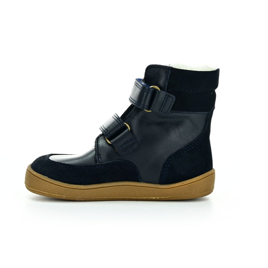 Bundgaard Basil Strap II Tex Navy gefütterte Barfuß-Stiefeletten