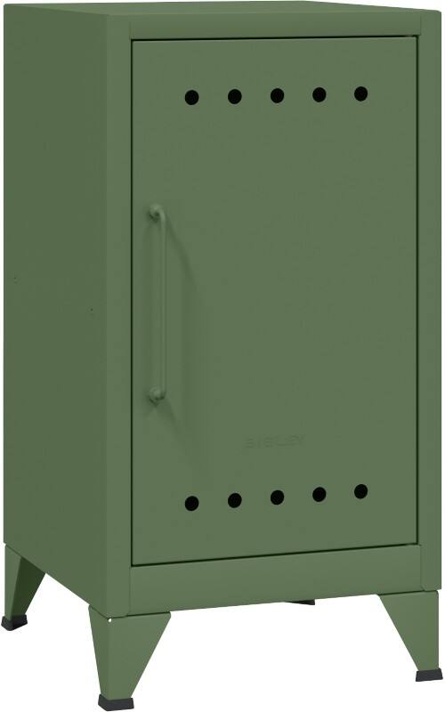 Bisley Fern Mini Schließfach Metall 1 Fachboden Nicht abschließbar 380 x 400 x 725 mm Olivgrün