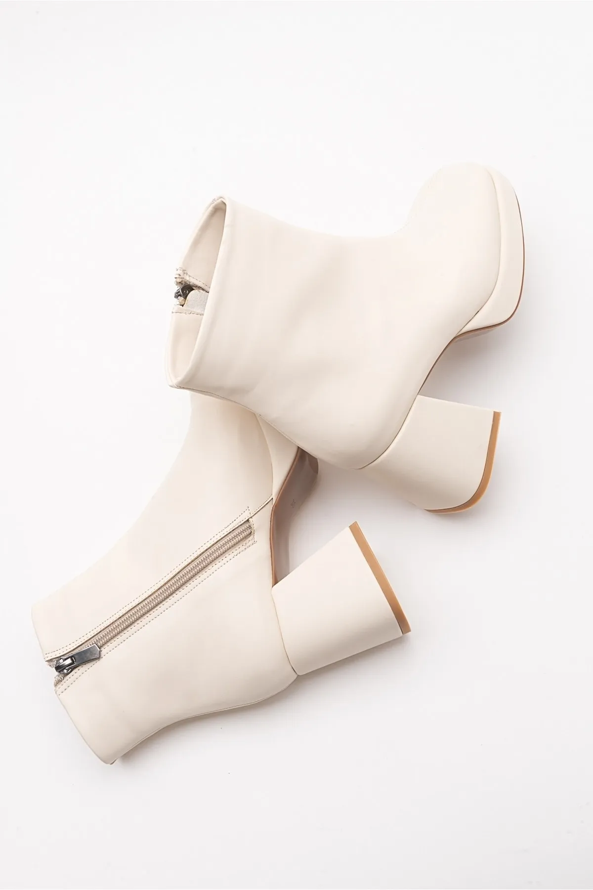 LuviShoes  Fore Cream Skin Damenstiefel