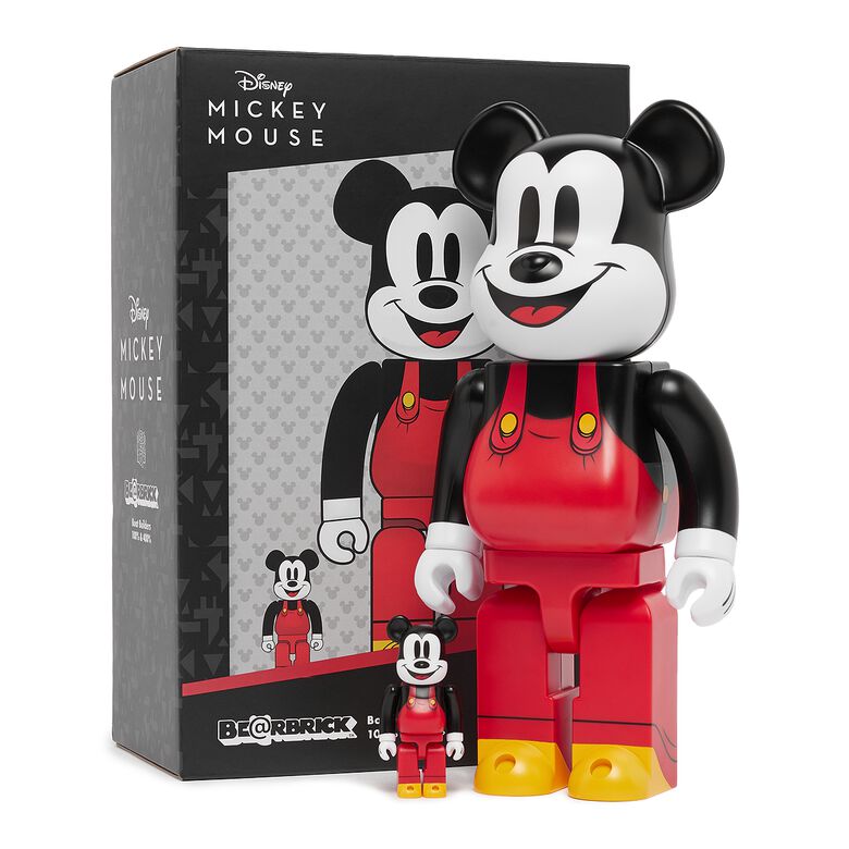 Medicom Bearbrick Mickey Boat Builders 100% & 400% multicolor