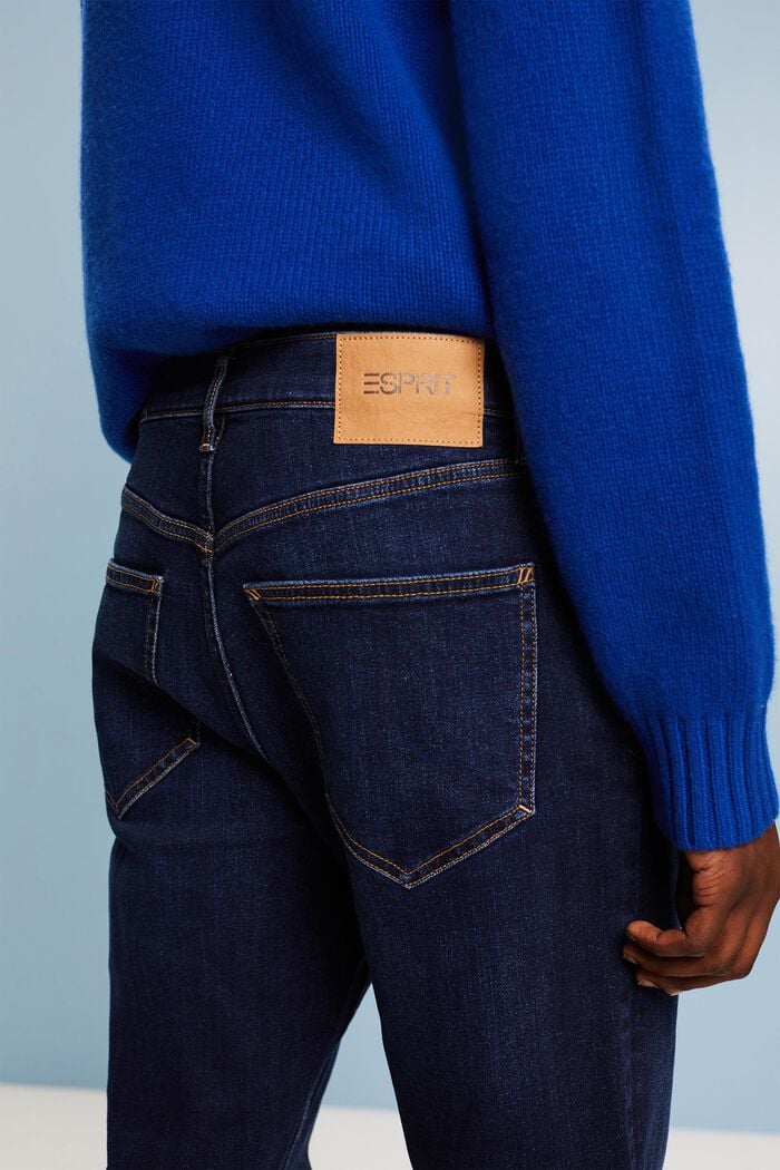 Jeans mit geradem Bein, Baumwollstretch