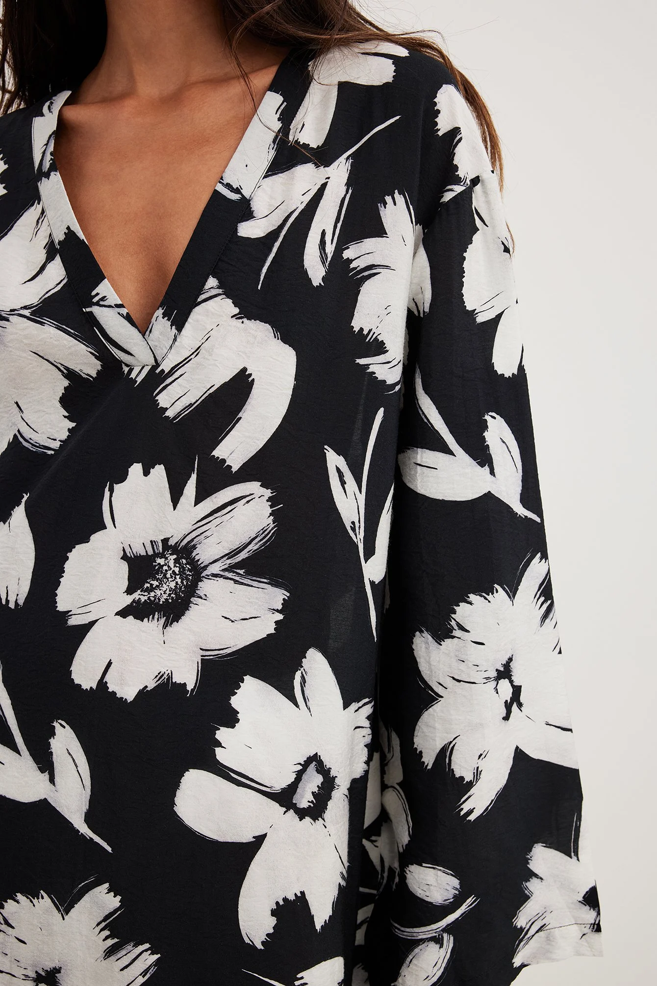 Fließendes Maxikleid aus Viskose
