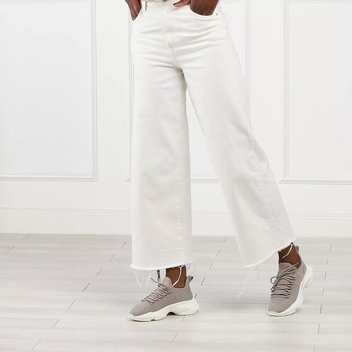 STEVEN MADDEN Freizeit Schnürer taupe Low-Top Sneaker