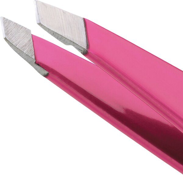 Tweezerman Mini Slant & Point Tweezer Set - Schräge & Spitze Mini Pinzetten, Pink & Lilac Pinzette
