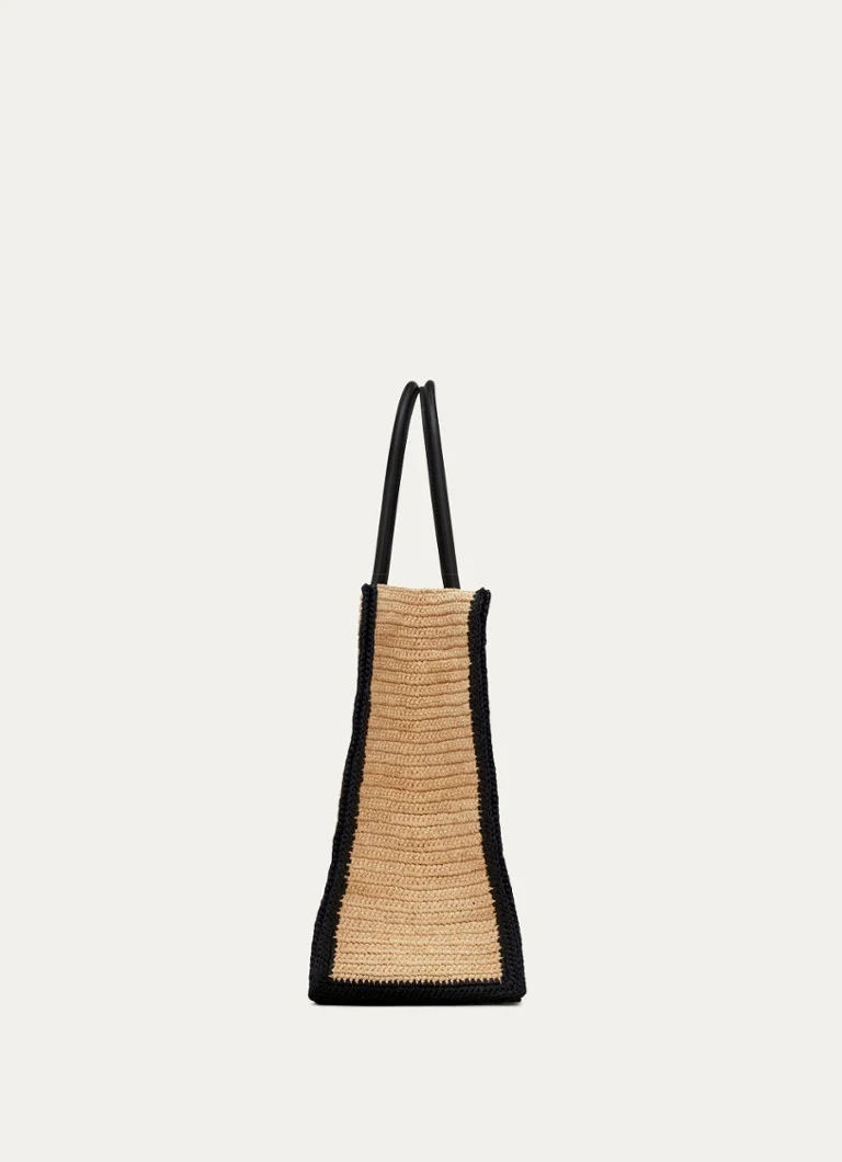 Saint Laurent Rive Gauche raffia válltáska