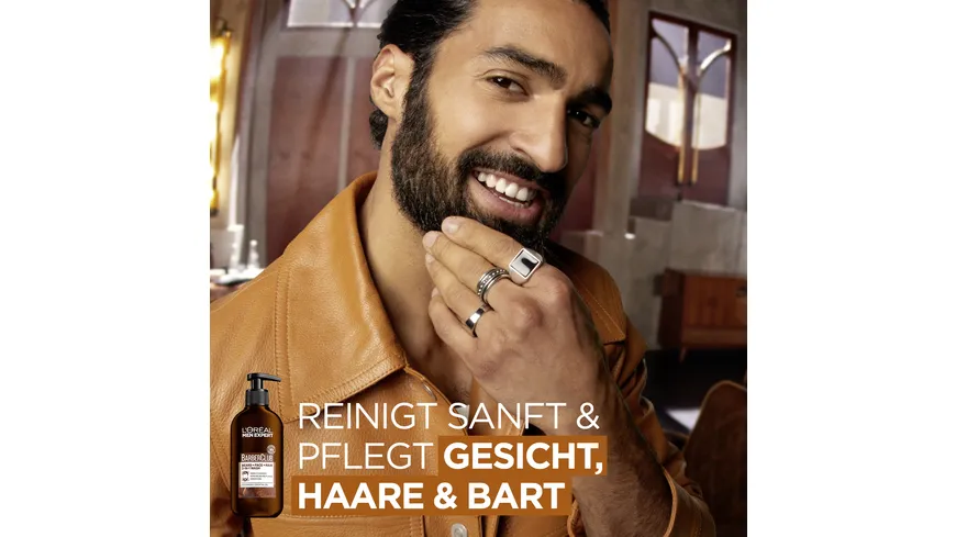 L'oréal Men Expert Barber Club Wash Gesichtsreinigung 200ml 200 ml
