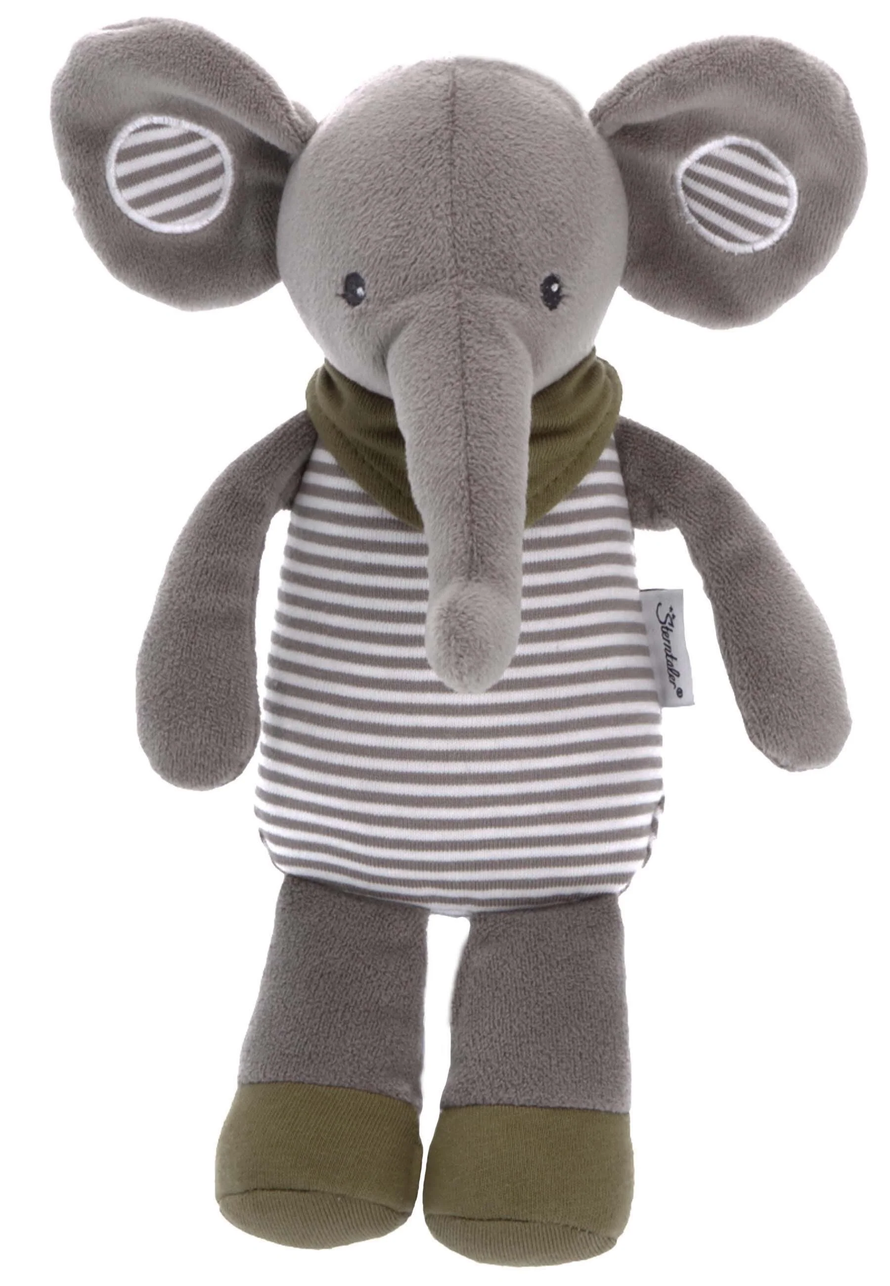 Spieltier Elefant Eddy mit Halstuch u. Rassel