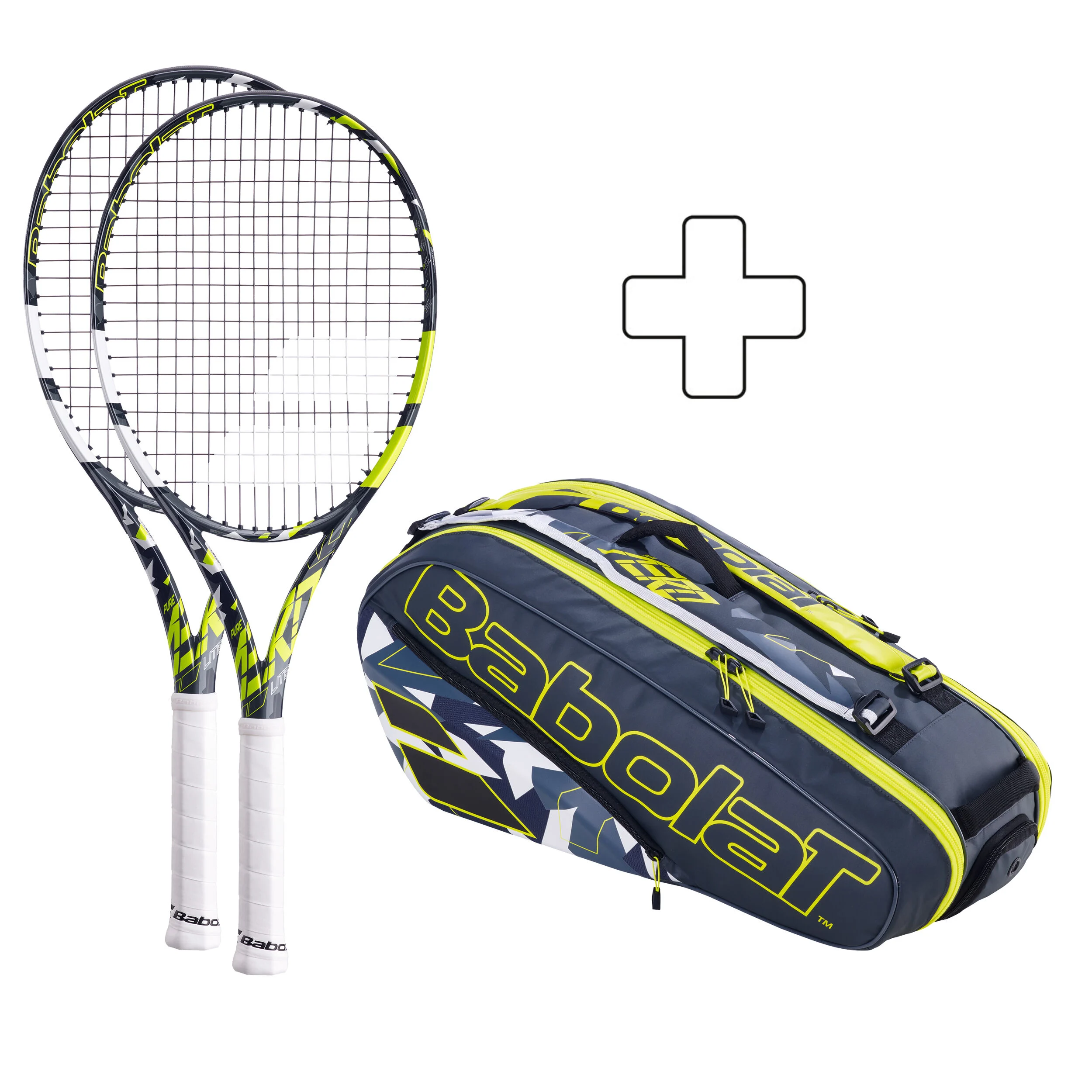 2x Pure Aero Lite Plus Schlägertasche