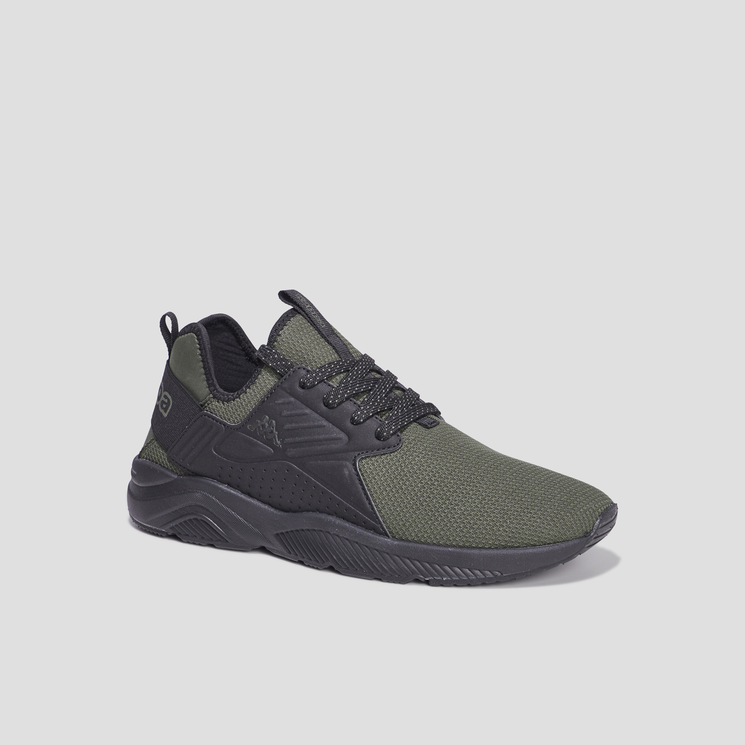 Runnings à lacets Kappa San Puerto vert kaki homme | La Halle