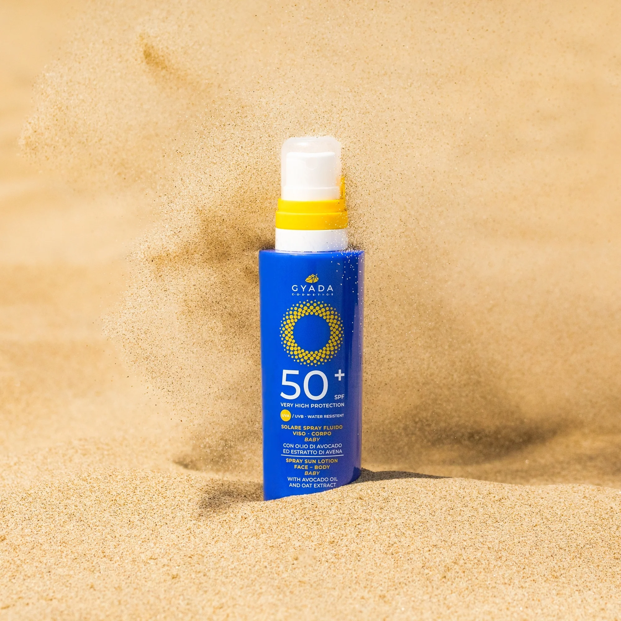 Protector solar facial y corporal para bebés con SPF50+ - Crema solar infantil, loción corporal de alta protección, spray solar corporal de alta protección, crema solar facial de alta protección, productos para niños.