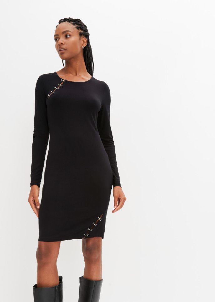 Shirtkleid mit Ösen