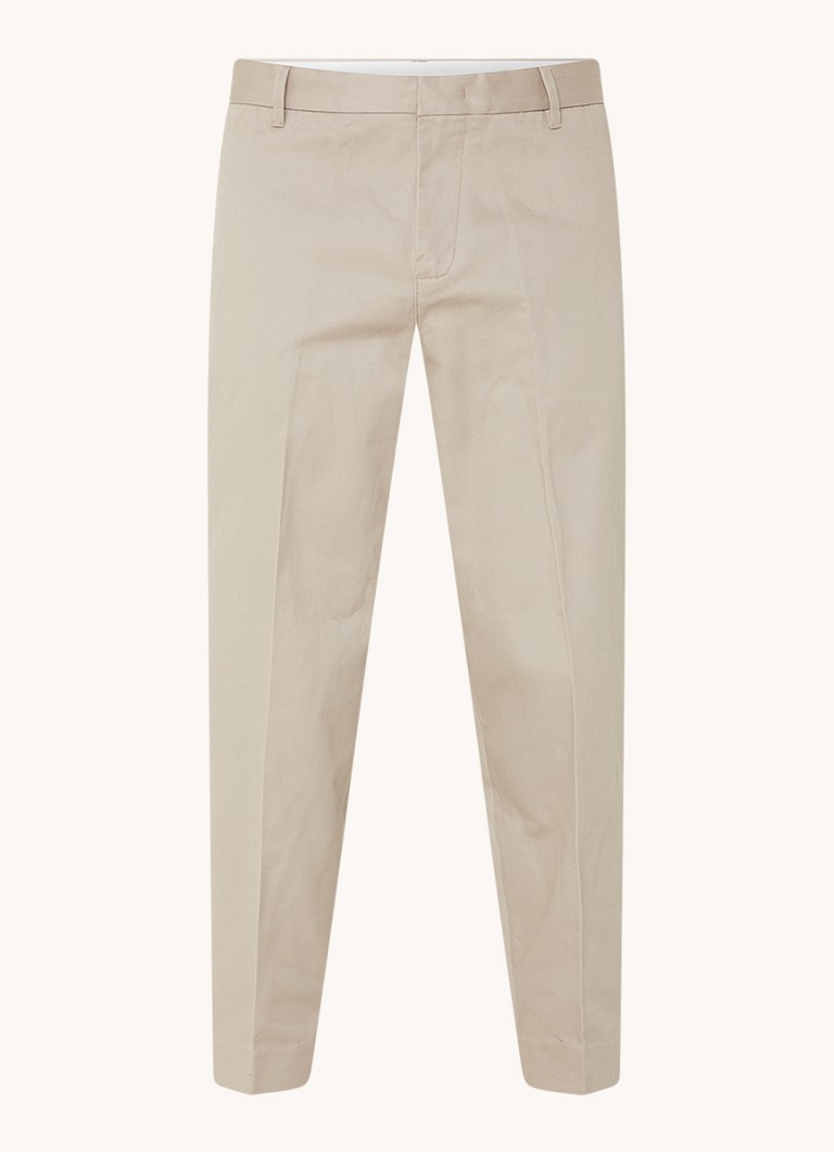 Emporio Armani Tapered fit chino ar steekzakken