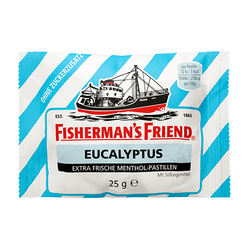 FISHERMANS FRIEND Eucalyptus ohne Zucker Pastillen  25 g  Pastillen
