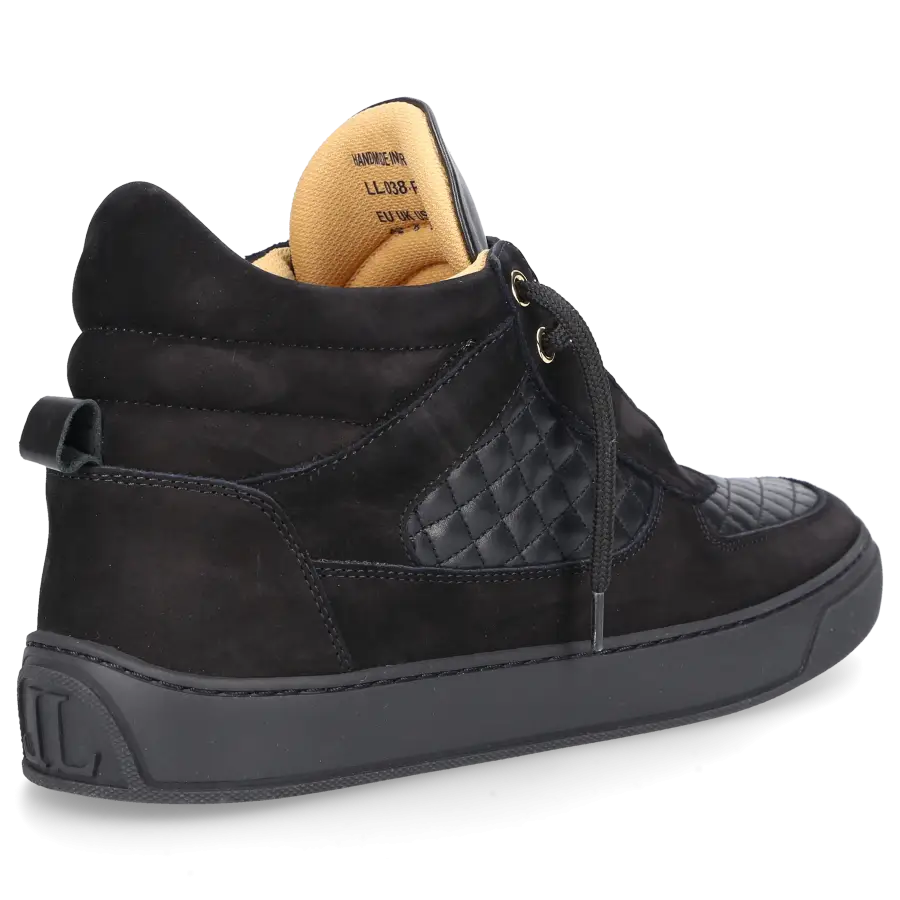 Leandro Lopes - Sneaker high FAISCA Veloursleder - schwarz