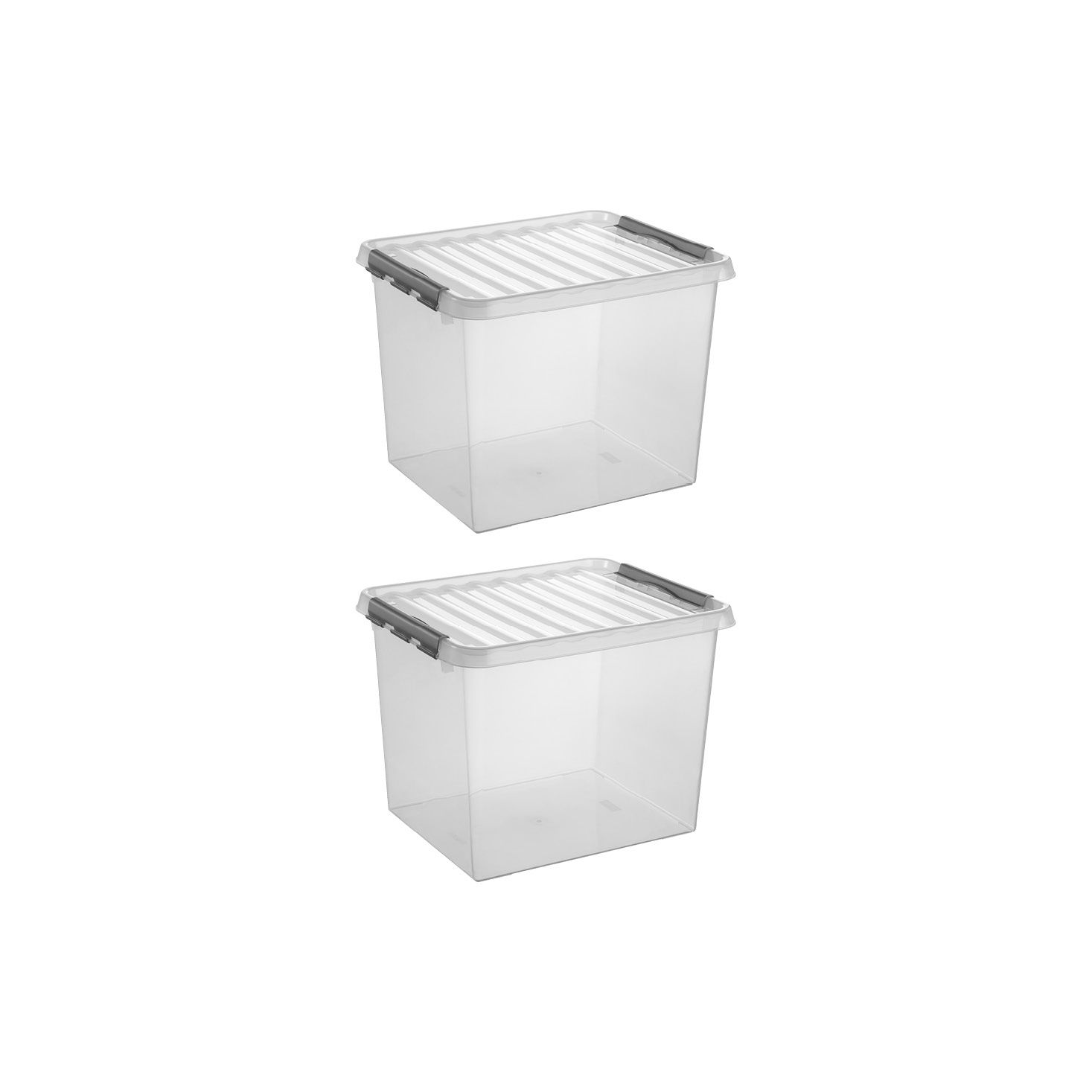 Sunware Q-line 52 Liter 2er-Set Aufbewahrungsboxen