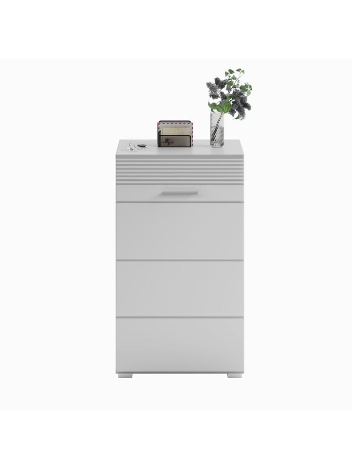 ebuy24 Garderobenaufstellung Linus Weiß 115 x 37 cm günstig kaufen onesize