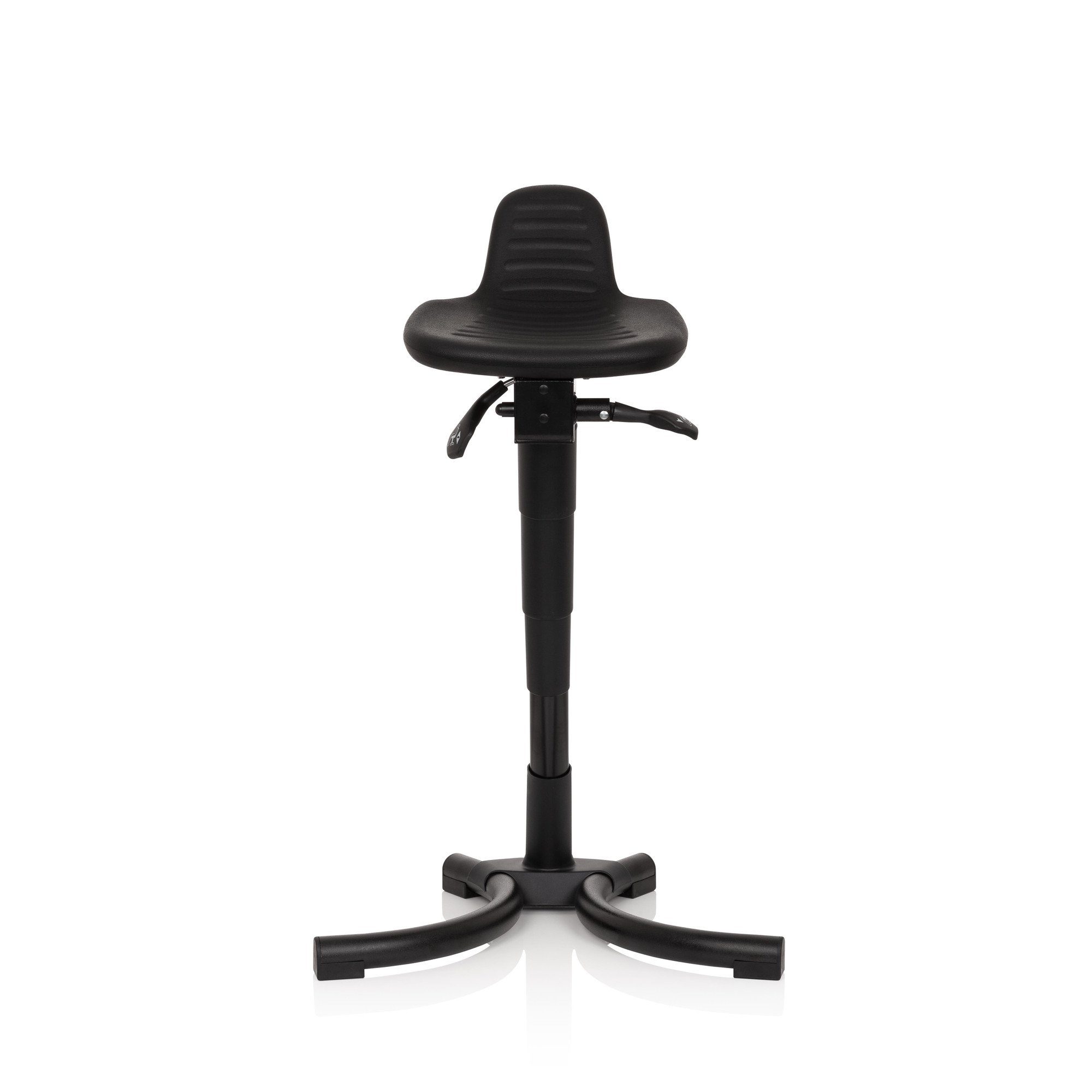 hjh OFFICE Stehhilfe Stehhilfe TOP WORK 34 Hartschaum ohne Armlehnen, Hocker, Bürohocker