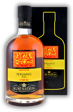 Rum Nation Peruano 8 Years Release Rum Nation Peruano 8 Years Release Ein Rum mit Substanz und Leichtigkeit. Alter 8 J. - 0,7	 Liter - Vol 42%