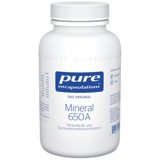PURE ENCAPSULATIONS Mineral 650A Kapseln  180 St  Kapseln