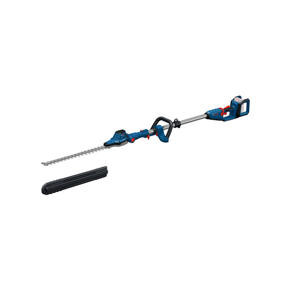 Tagliasiepi a batteria Bosch Blue 06008D5100 GHE 18V-50 FP, batteria e caricabatterie esclusi, nella confezione.