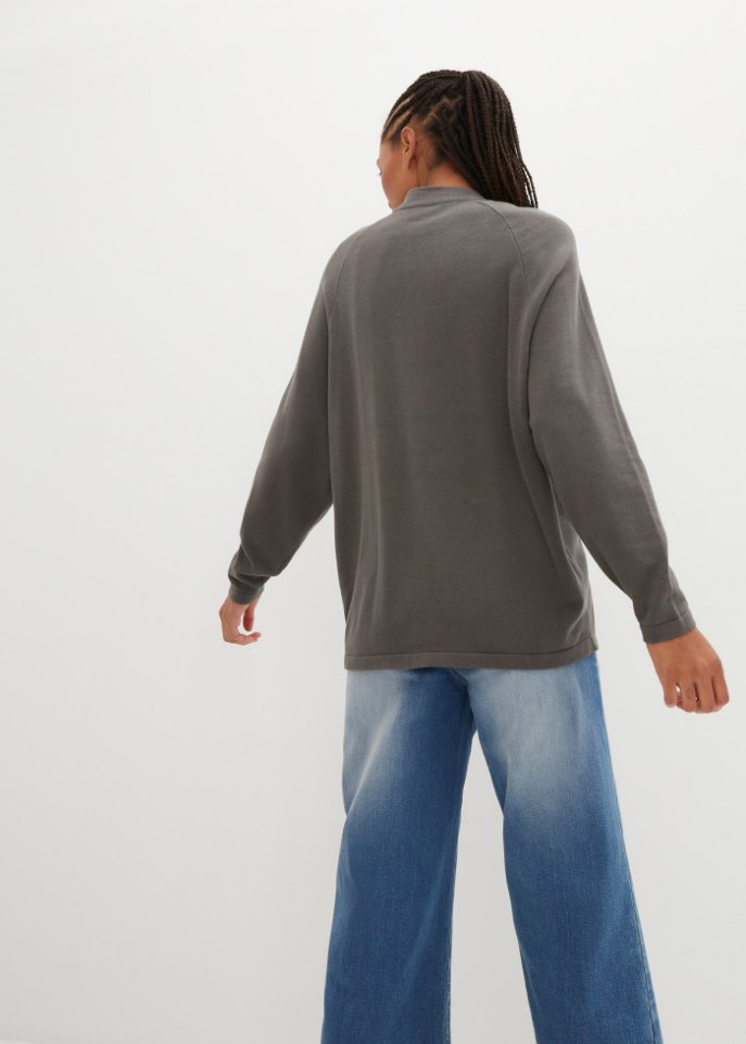 Pullover mit Stehkragen