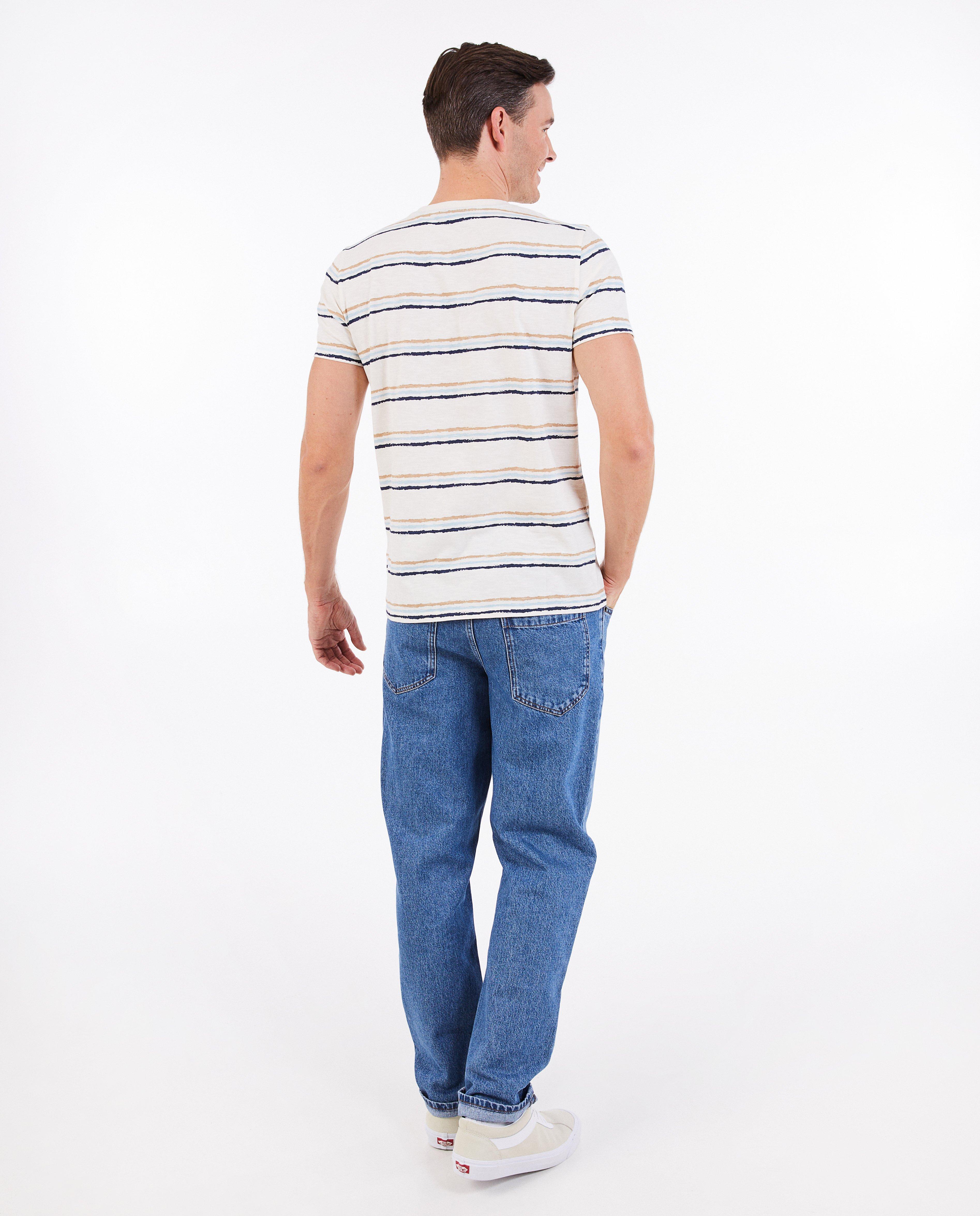 Tricou alb din bumbac organic cu tematică de quarterback