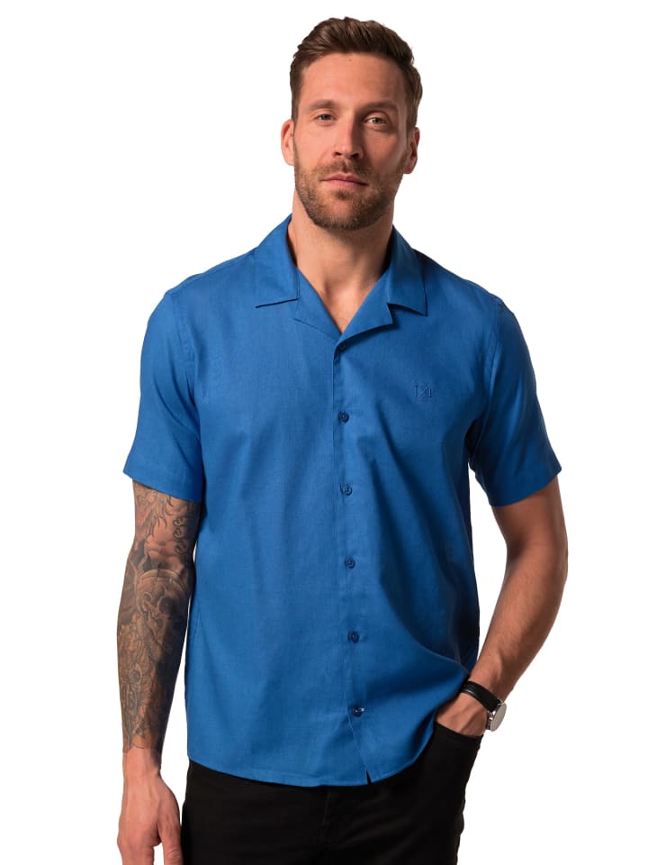 JP1880 Hemd in royalblau günstig kaufen