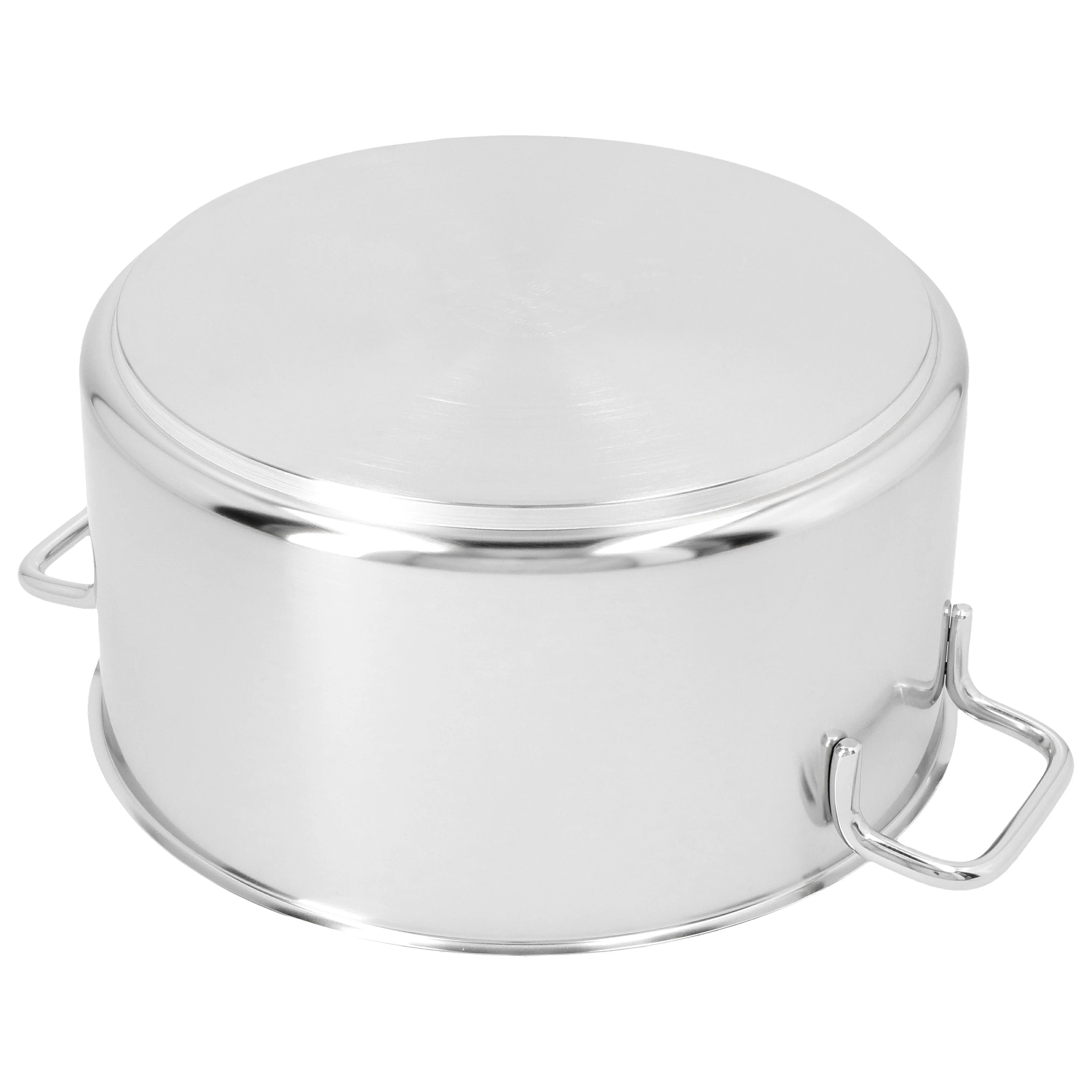Bratentopf mit Deckel 24 cm, 18/10 Edelstahl