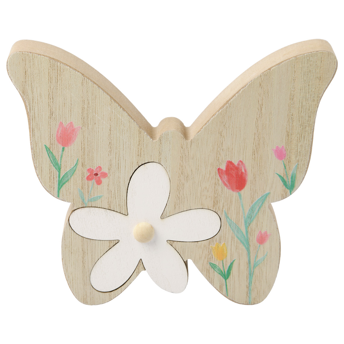 Deko-Aufsteller Schmetterling mit Blume