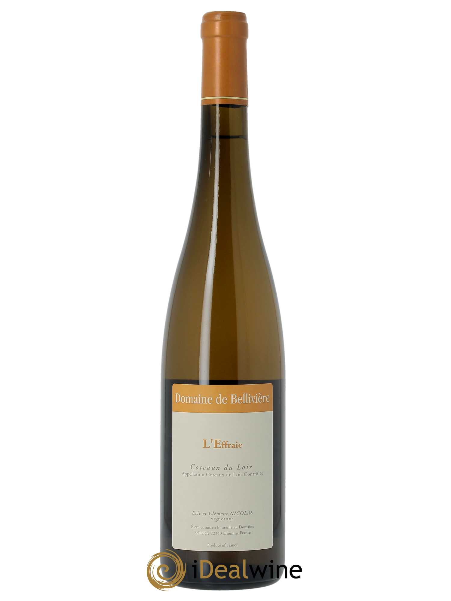 Coteaux du Loir L'Effraie Domaine de Bellivière  2020 - Lot de 1 Bouteille