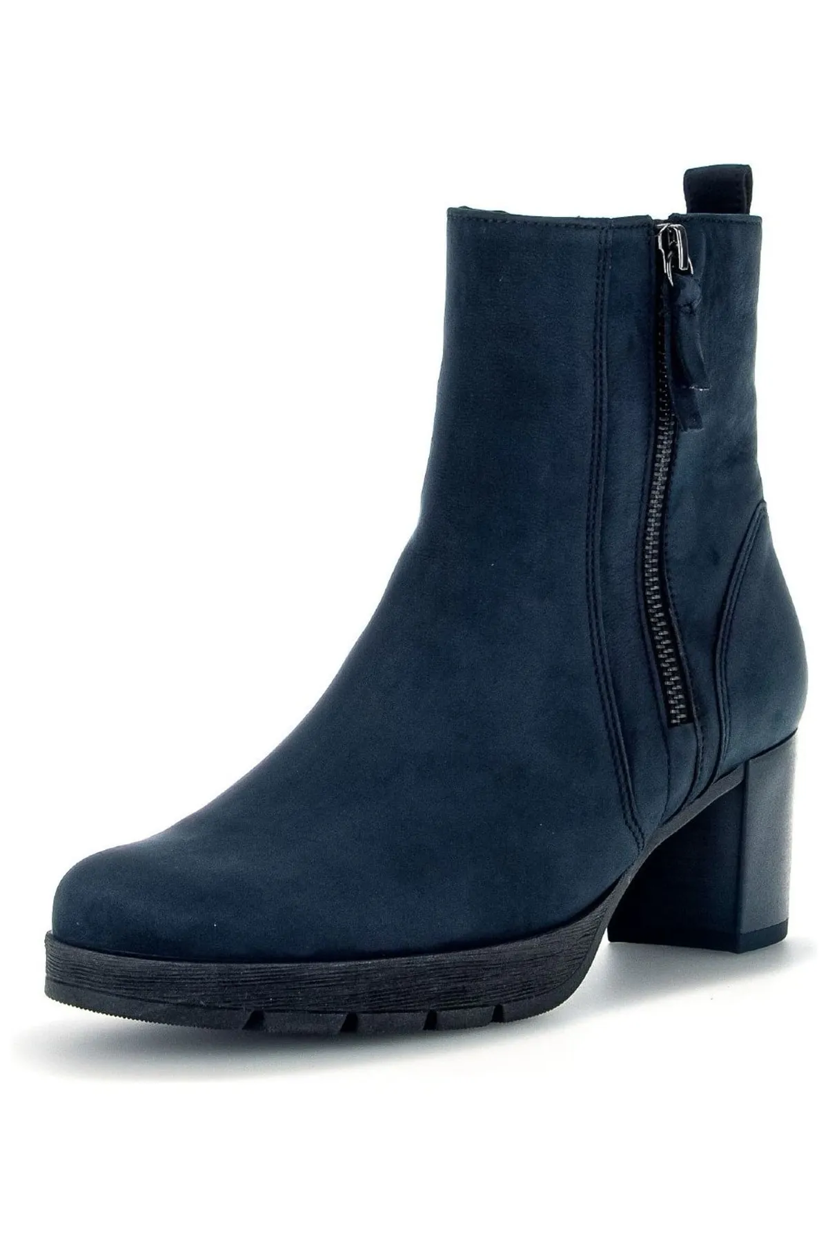 GABOR  Stiefelette - Blau - Blockabsatz