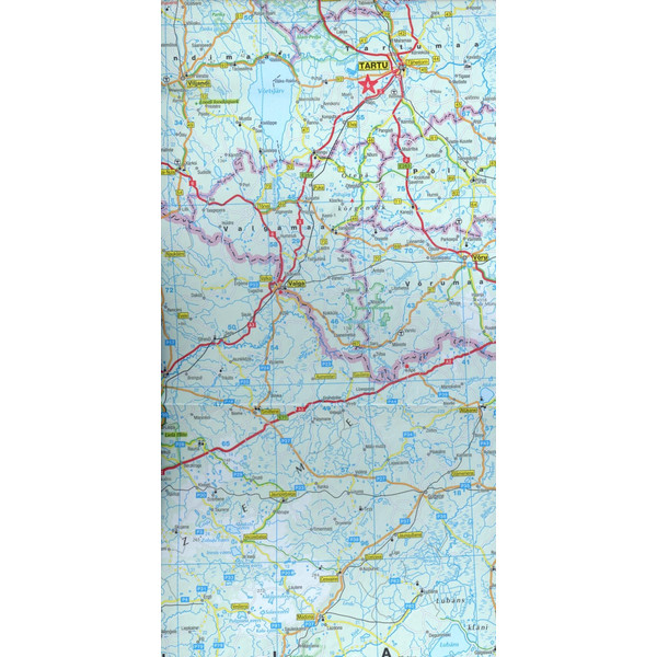 MARCO POLO Länderkarte Estland, Lettland, Litauen, Baltische Staaten 1: 800 000 - Straßenkarte