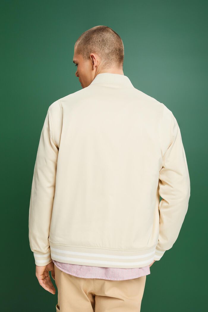Collegejacke mit Logo-Patch